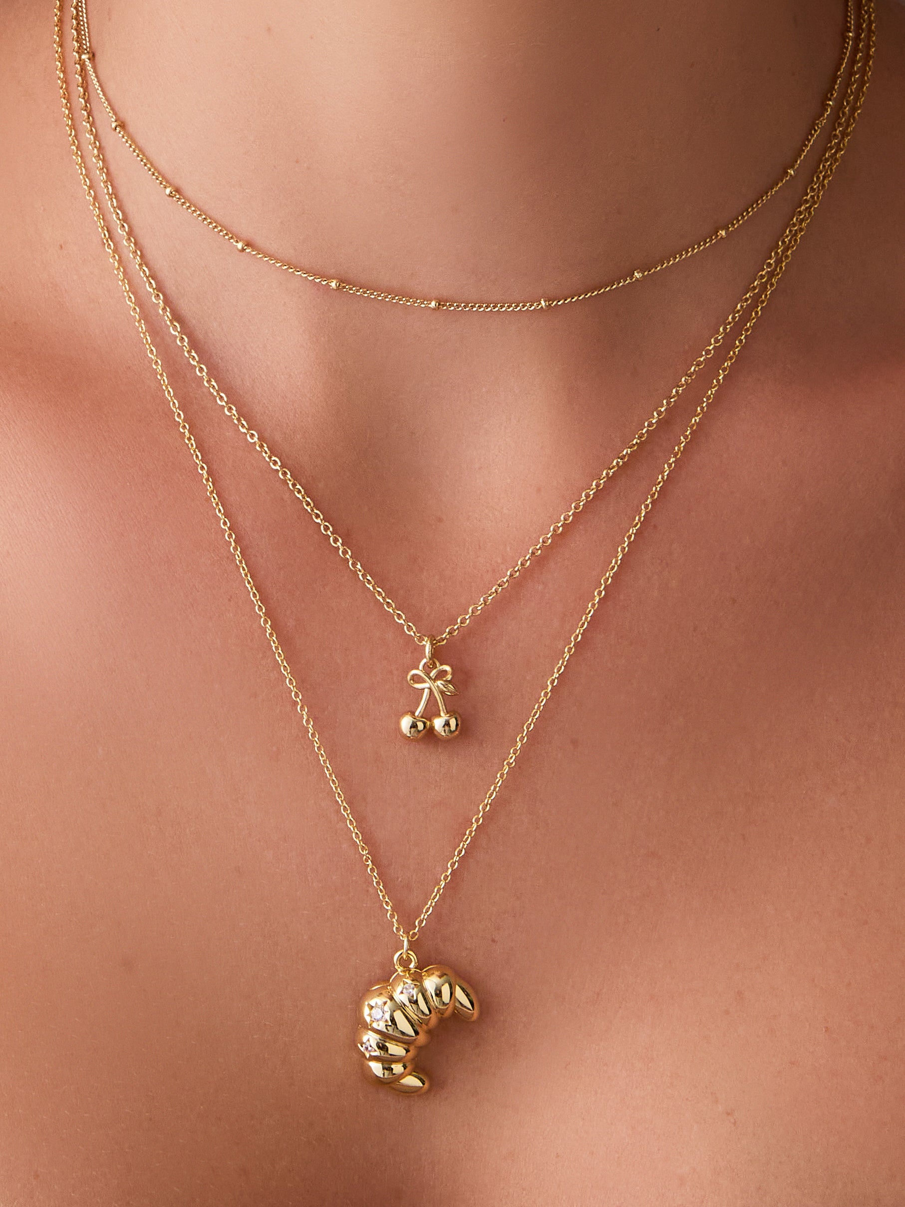 Cherry Gold Necklace