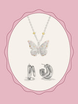 Butterfly Silver Set