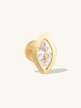 Marquise Bezel Gold Flat Back | Wanderlust + Co