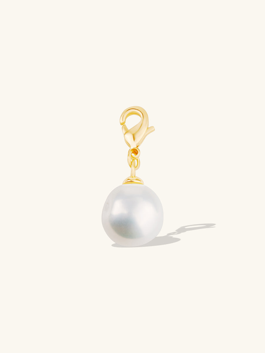 Pearl Gold Charm | Wanderlust + Co