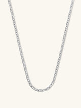 Petite Link Anchor 925 Sterling Silver Necklace | Wanderlust + Co