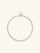 Petite Link Anchor 925 Sterling Silver Bracelet | Wanderlust + Co