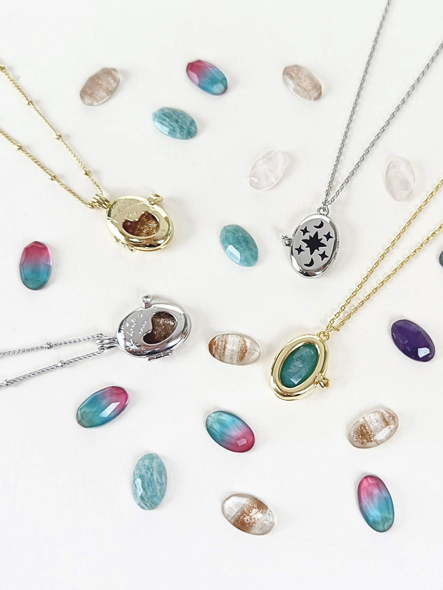 Aura Ombre Fuchsia & Turquoise Gemstone