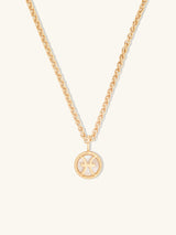 Pisces Zodiac Mother of Pearl 14K Gold Vermeil Pendant | Wanderlust + Co