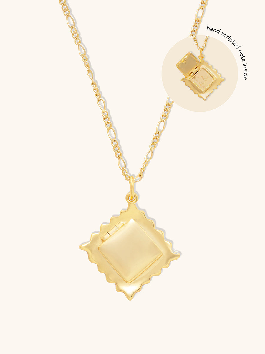 Ravioli Gold Necklace