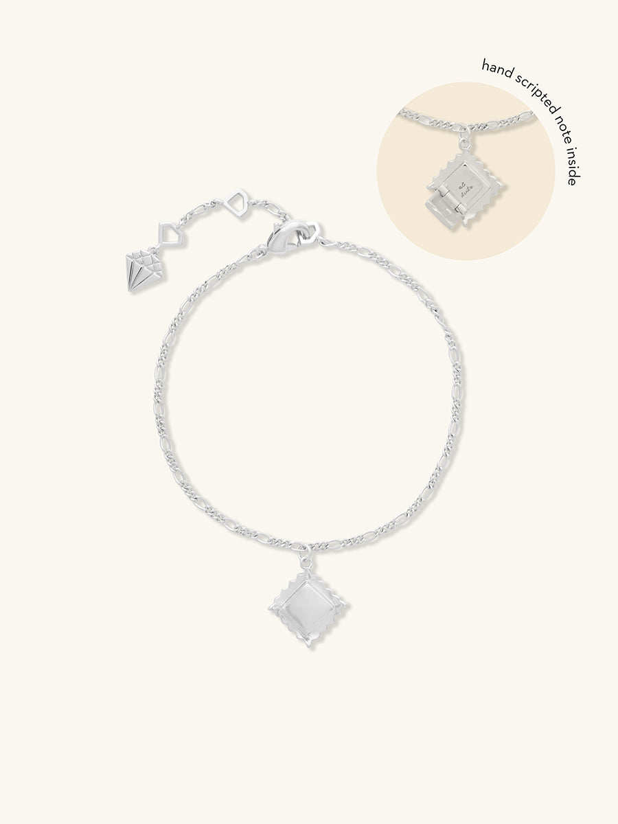 Ravioli Silver Bracelet
