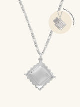 Ravioli Silver Necklace