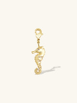 Seahorse Gold Charm | Wanderlust + Co