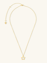 Star Pearl & Gold Locket Necklace | Wanderlust + Co