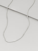 925 Sterling Silver Box Chain Necklace | Wanderlust + Co