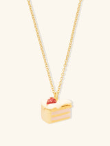 Strawberry Shortcake Gold Locket Necklace | Wanderlust + Co
