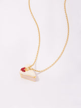Strawberry Shortcake Gold Locket Necklace | Wanderlust + Co