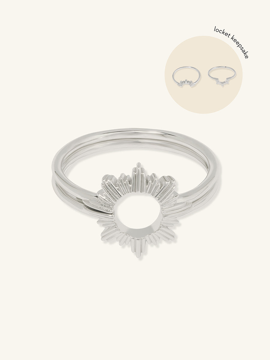 Sunseeker Silver Ring Set