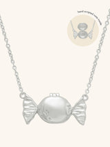 Sweetest Thing Silver Locket Necklace