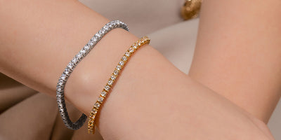 Multi Bezel 14K Gold Vermeil Bracelet