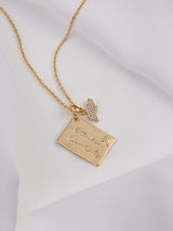 A Letter From Lion City Gold Necklace | Wanderlust + Co