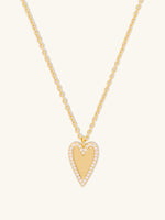 All My Heart Pave 14K Gold Vermeil Necklace