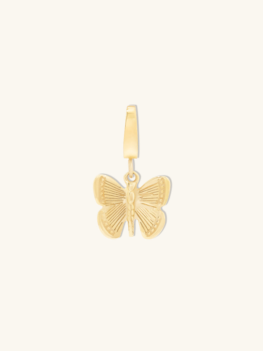 Vintage Butterfly Gold Charm | Wanderlust + Co