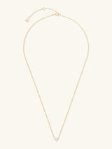Solitaire Heart Diamond 14K Solid Gold Necklace | Wanderlust + Co