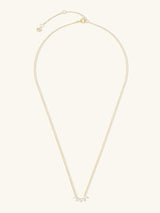 Celestial Diamond & Moonstone 14K Solid Gold Necklace | Wanderlust + Co