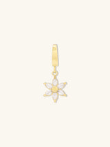 Daisy Diamante Gold Charm | Wanderlust + Co
