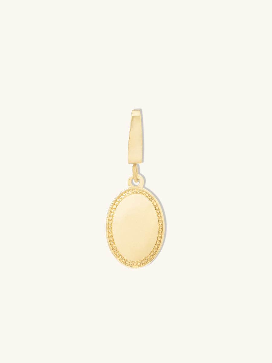 Vintage Oval Gold Charm | Wanderlust + Co