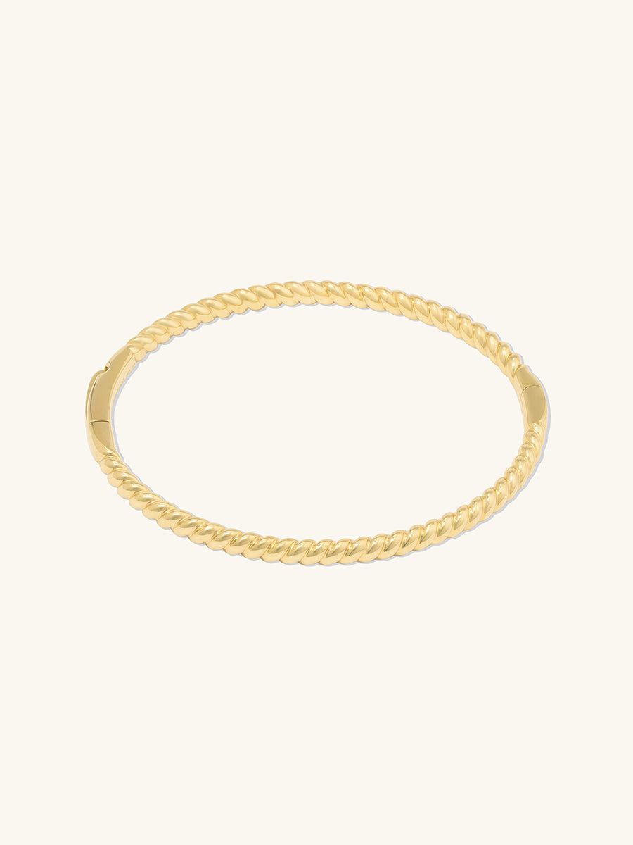 Heirloom 14K Gold Vermeil Bangle | Wanderlust + Co