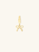 Petite Bow Gold Charm