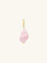 Conch Shell Ceramic Blush Charm | Wanderlust + Co