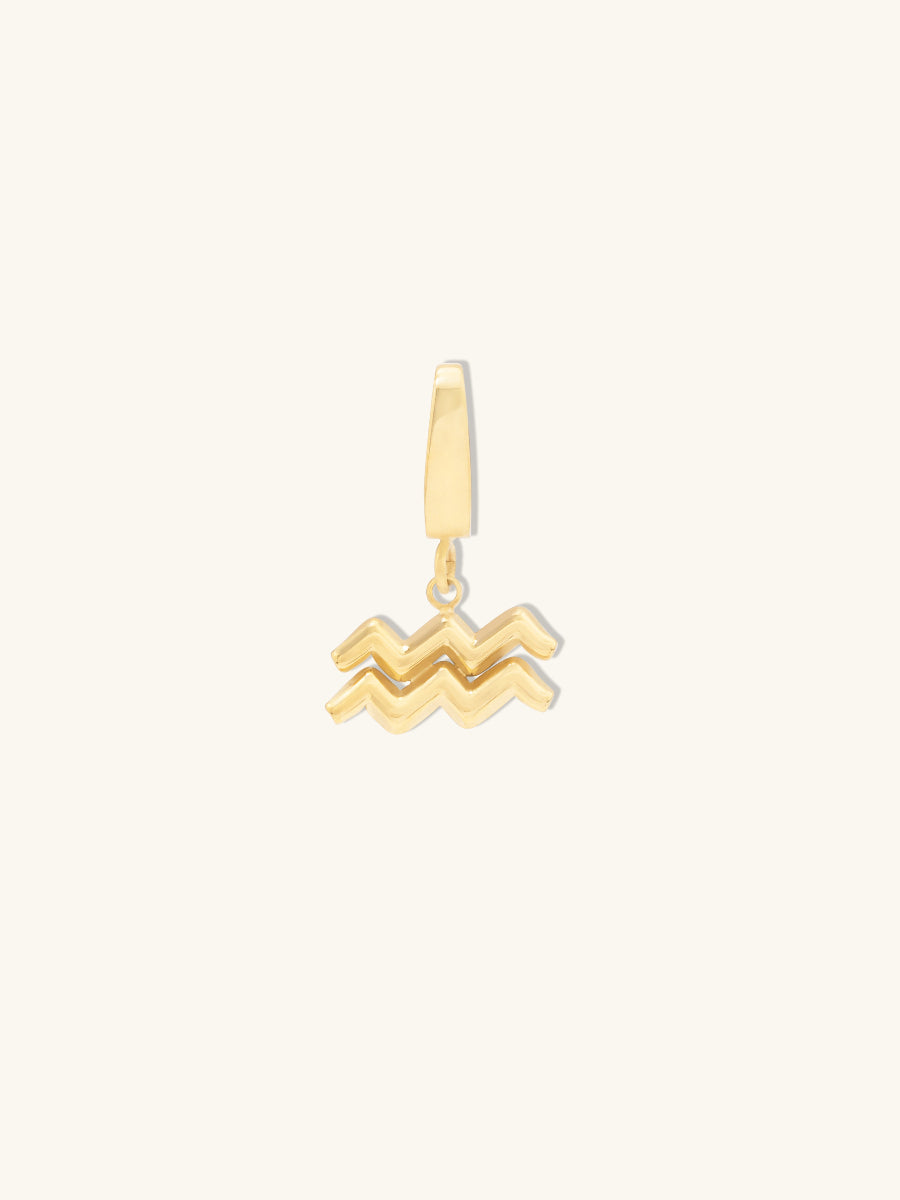 Petite Zodiac Gold Charm