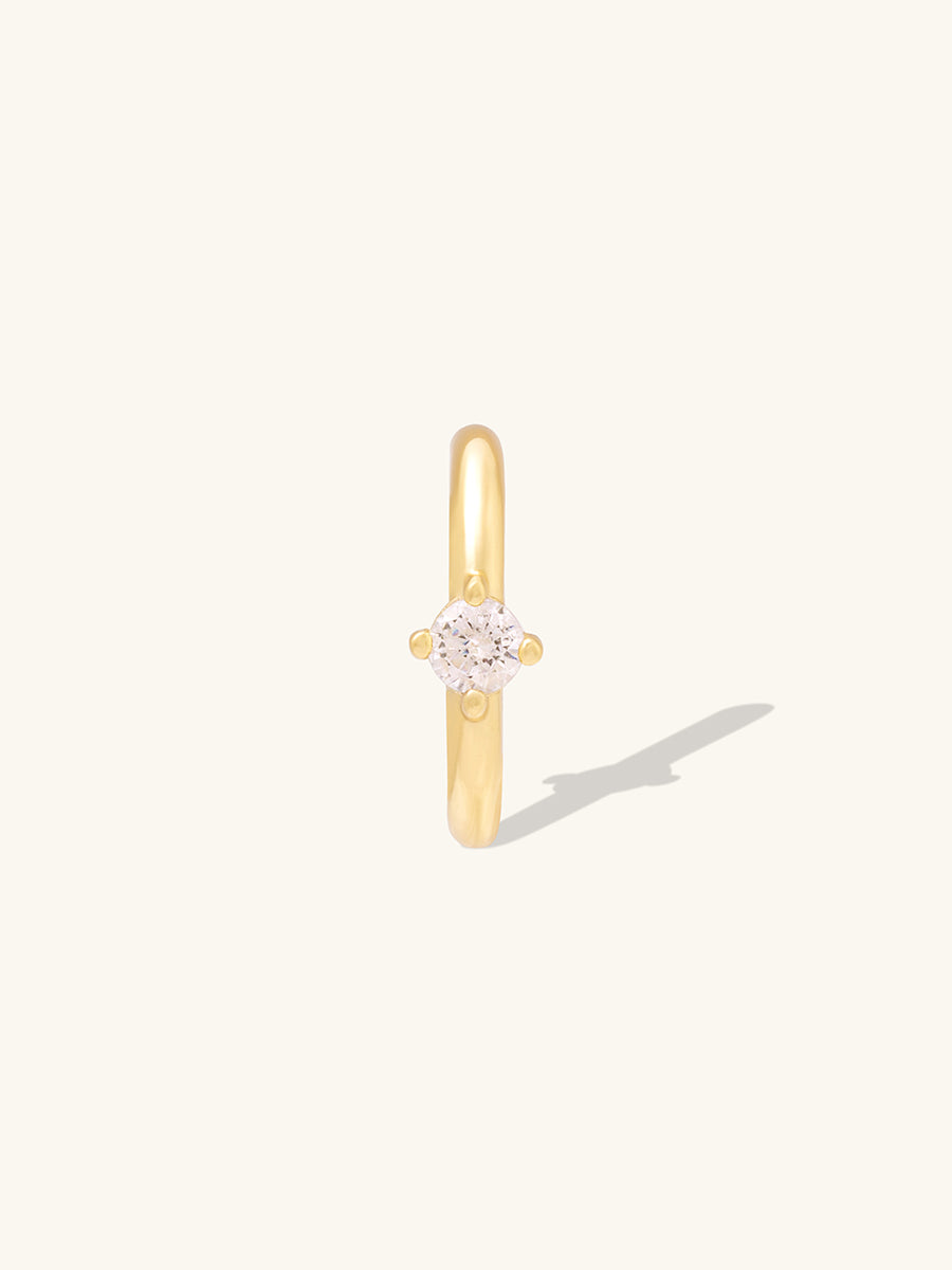 Diamante 14K Gold Vermeil Ear Cuff | Wanderlust + Co