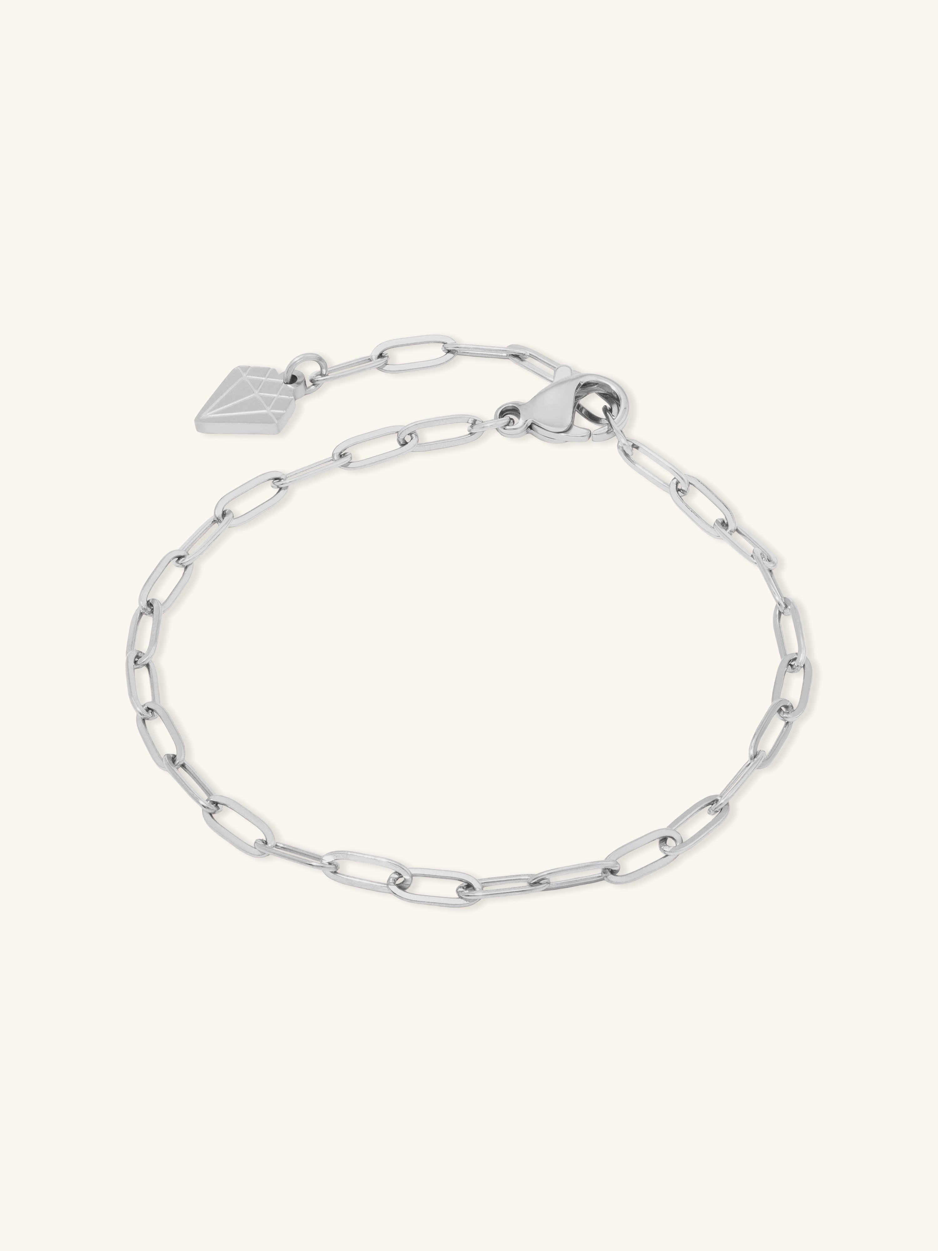 Petite Harper Silver Essential Chain Bracelet