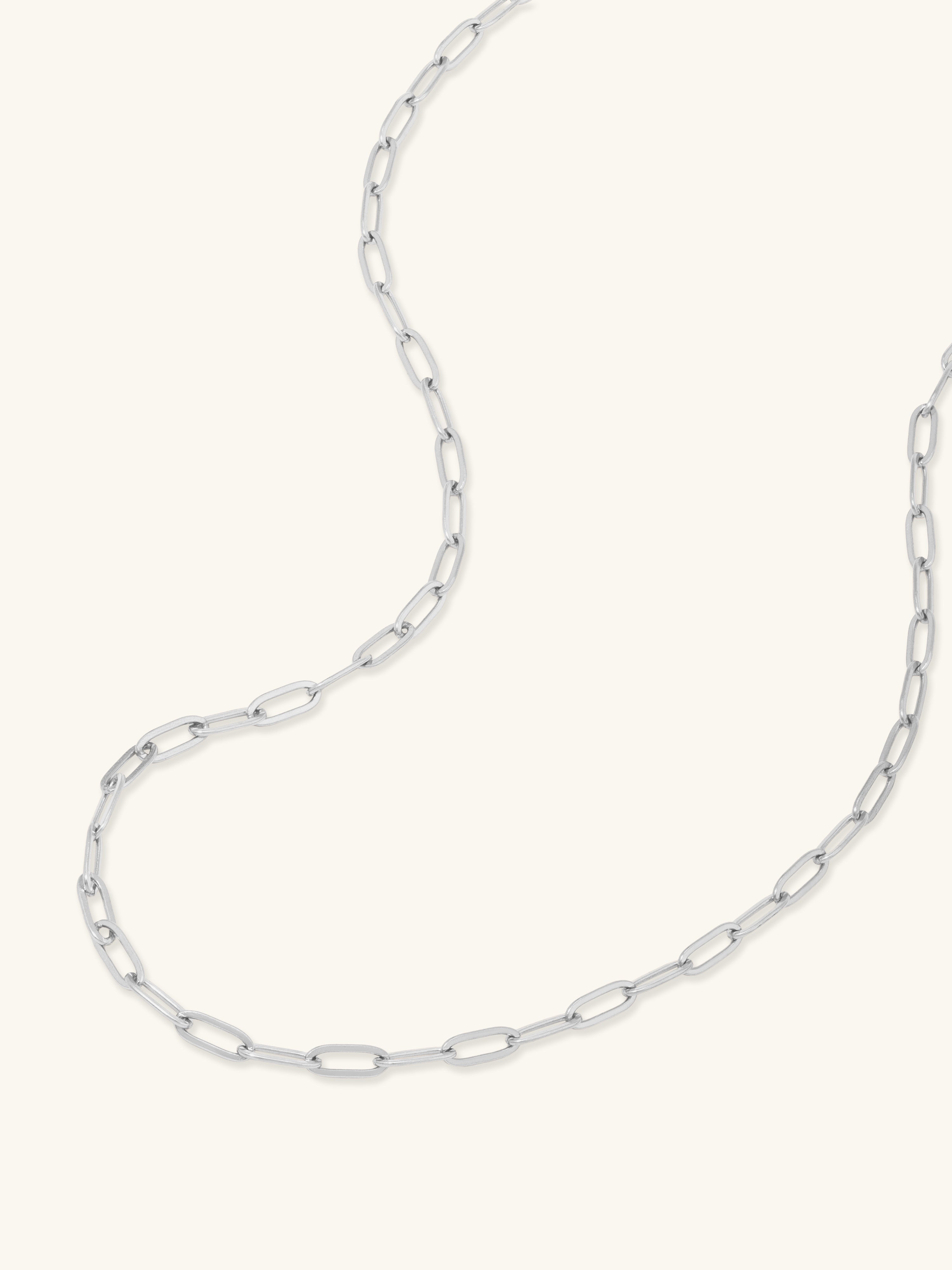 Petite Harper Silver Essential Chain Necklace