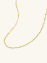 Beaded Gold Essential Chain Necklace