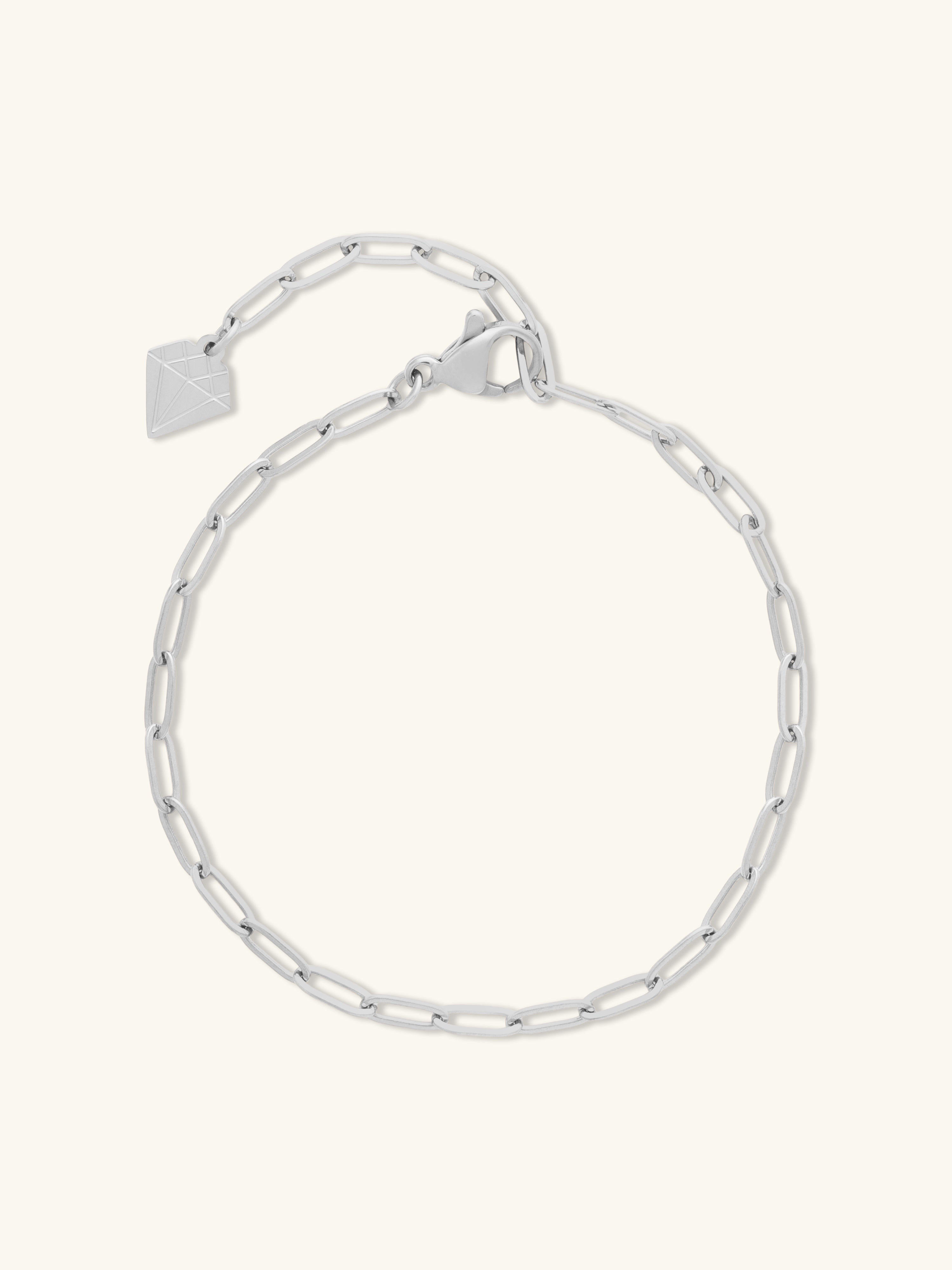 Petite Harper Silver Essential Chain Bracelet