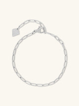 Petite Harper Silver Essential Chain Bracelet
