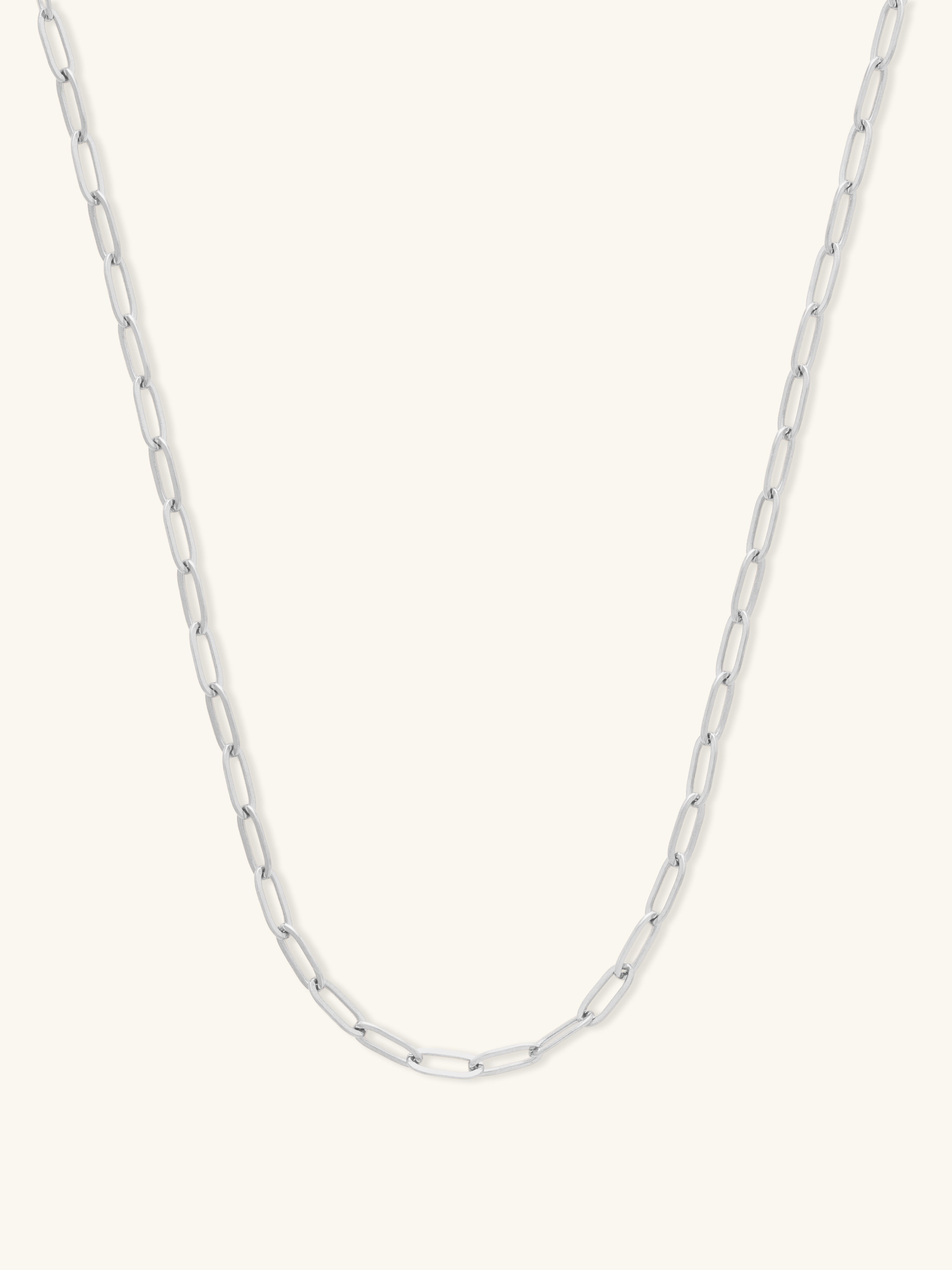 Petite Harper Silver Essential Chain Necklace