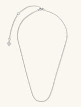 Beaded Silver Essential Chain Necklace