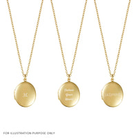 Heirloom 14K Gold Vermeil Locket Necklace