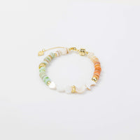 Aura Beaded Gold Bracelet | Wanderlust + Co