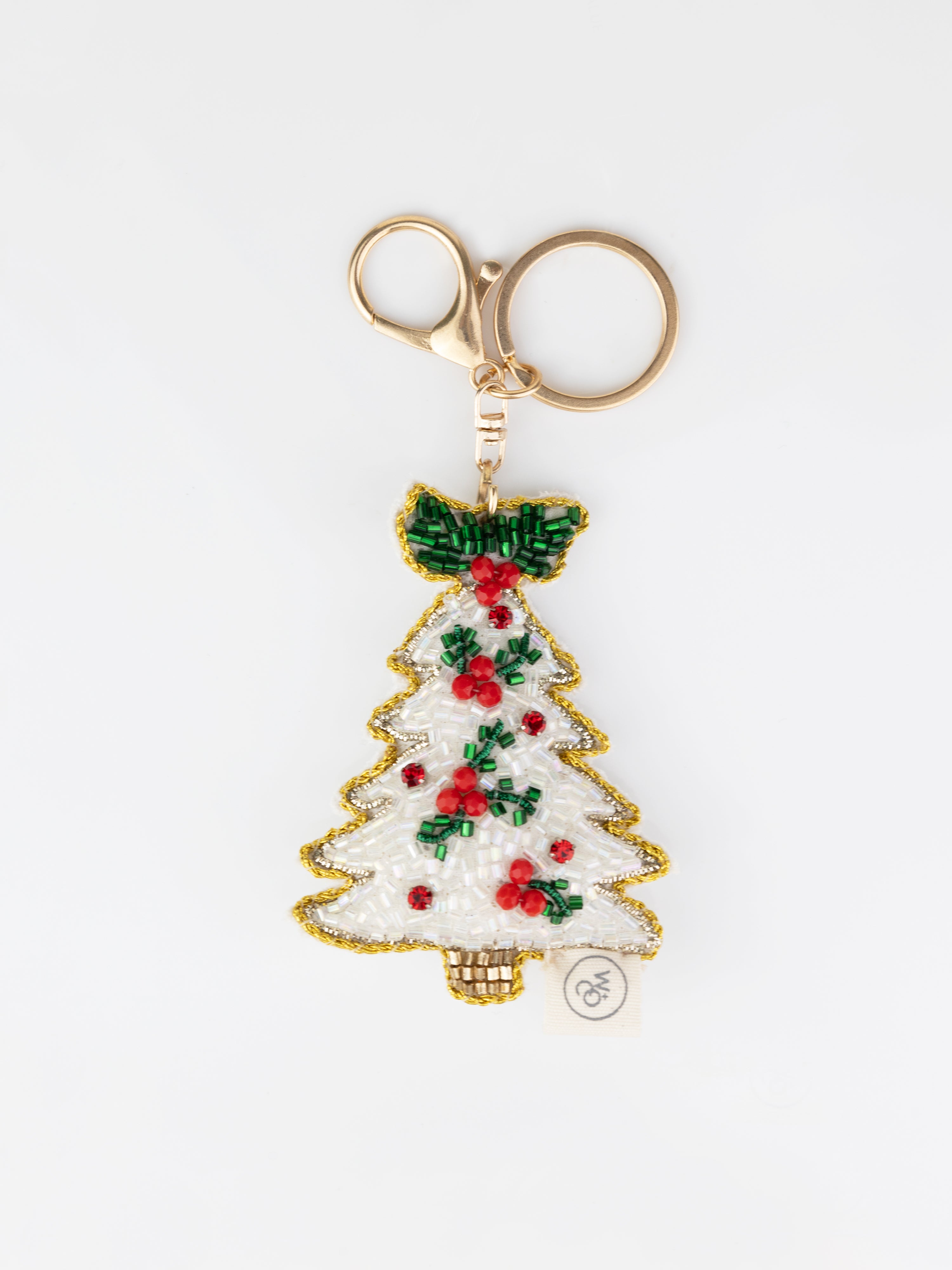 Beaded Christmas Bag Charm | Wanderlust + Co