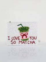 Beaded Matcha Pouch | Wanderlust + Co
