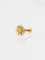 Daisy Gold Flat Back Earring | Wanderlust + Co