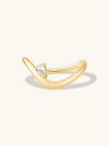 Flow Diamante 14K Gold Vermeil Ring | Wanderlust + Co