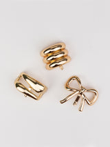 Bow Gold Hair Pin | Wanderlust + Co