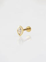 Marquise Bezel Gold Flat Back | Wanderlust + Co