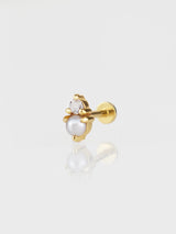 Moonlight Gold Flat Back Earring | Wanderlust + Co