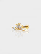 Sunrays Gold Flat Back Earring | Wanderlust + Co