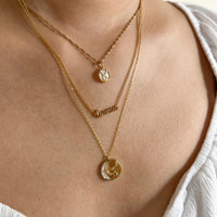 Constellation Pearl Gold Necklace
