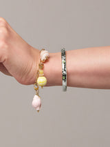 Keepsakes Aventurine Silver Bangle